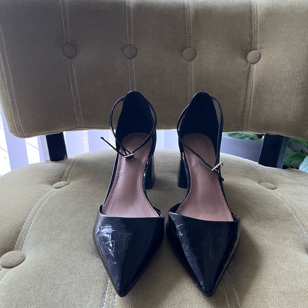 ASOS Black Pointed Toe Heels